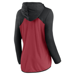Arizona Cardinals Women's Forever Fan Full-Zip Hoodie - Cardinal/Black Hoodies