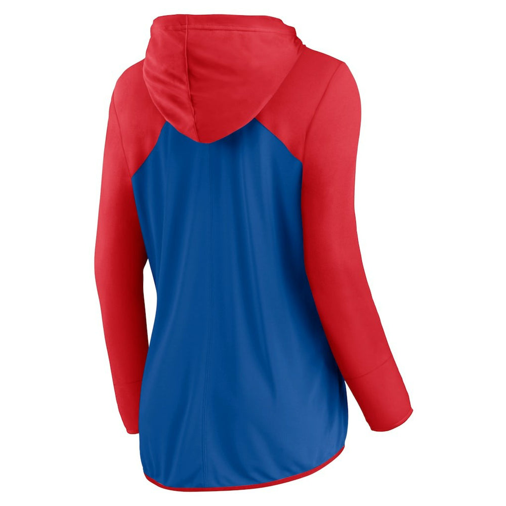 New York Giants Women's Forever Fan Full-Zip Hoodie - Royal/Red Hoodies