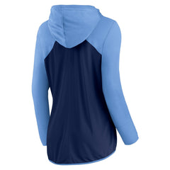Tennessee Titans Women's Forever Fan Full-Zip Hoodie - Navy/Light Blue Hoodies