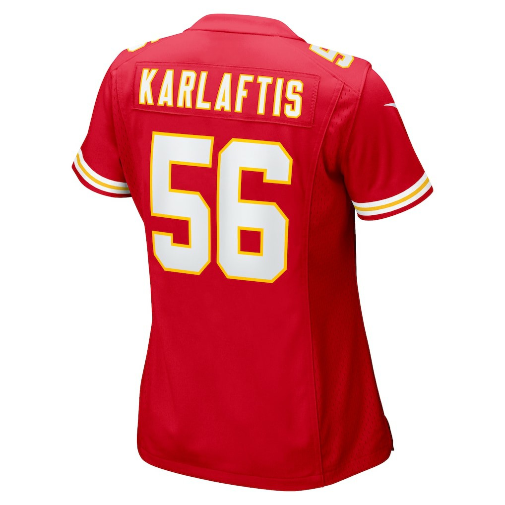 George Karlaftis Kansas City Chiefs Women's Game Player Jersey - Red Jerseys