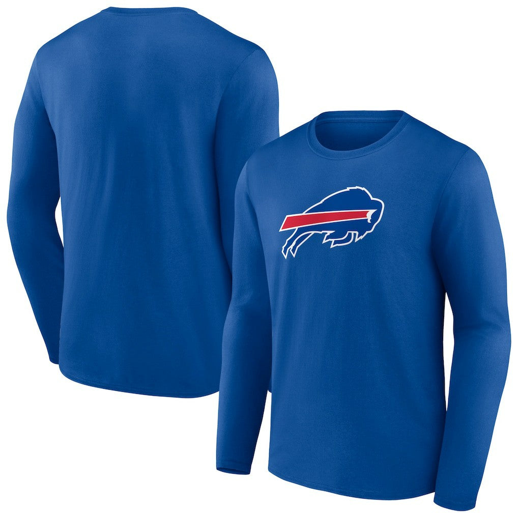 Buffalo Bills Primary Team Logo Long Sleeve T-Shirt - Royal T-shirts