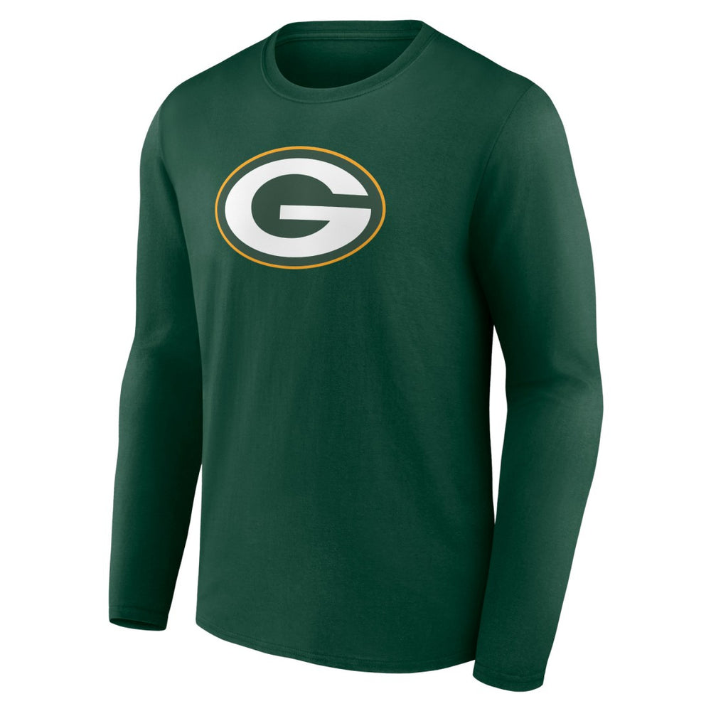 Green Bay Packers Primary Team Logo Long Sleeve T-Shirt - Green T-shirts