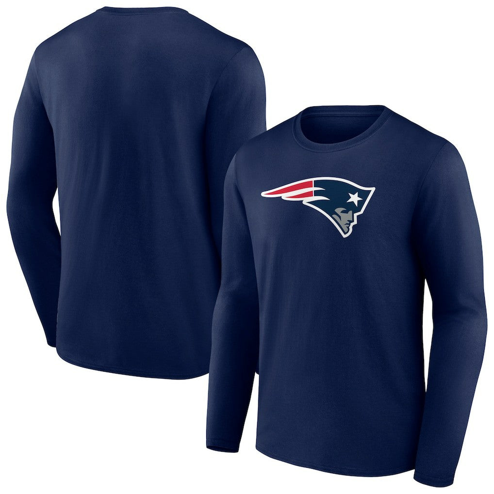 New England Patriots Primary Team Logo Long Sleeve T-Shirt - Navy T-shirts