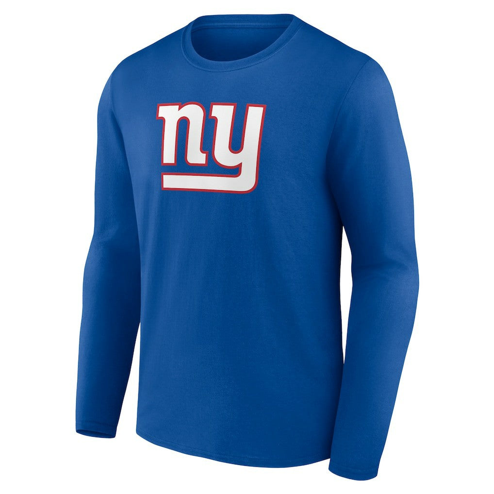 New York Giants Primary Team Logo Long Sleeve T-Shirt - Royal T-shirts