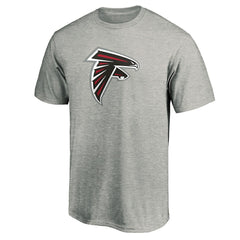 Atlanta Falcons Primary Logo T-Shirt - Heather Gray T-shirts