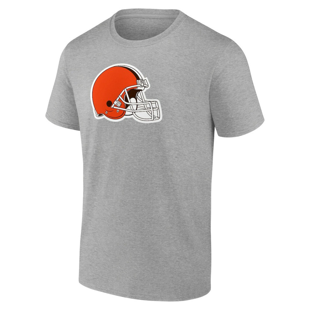 Cleveland Browns Primary Logo T-Shirt - Heather Gray T-shirts