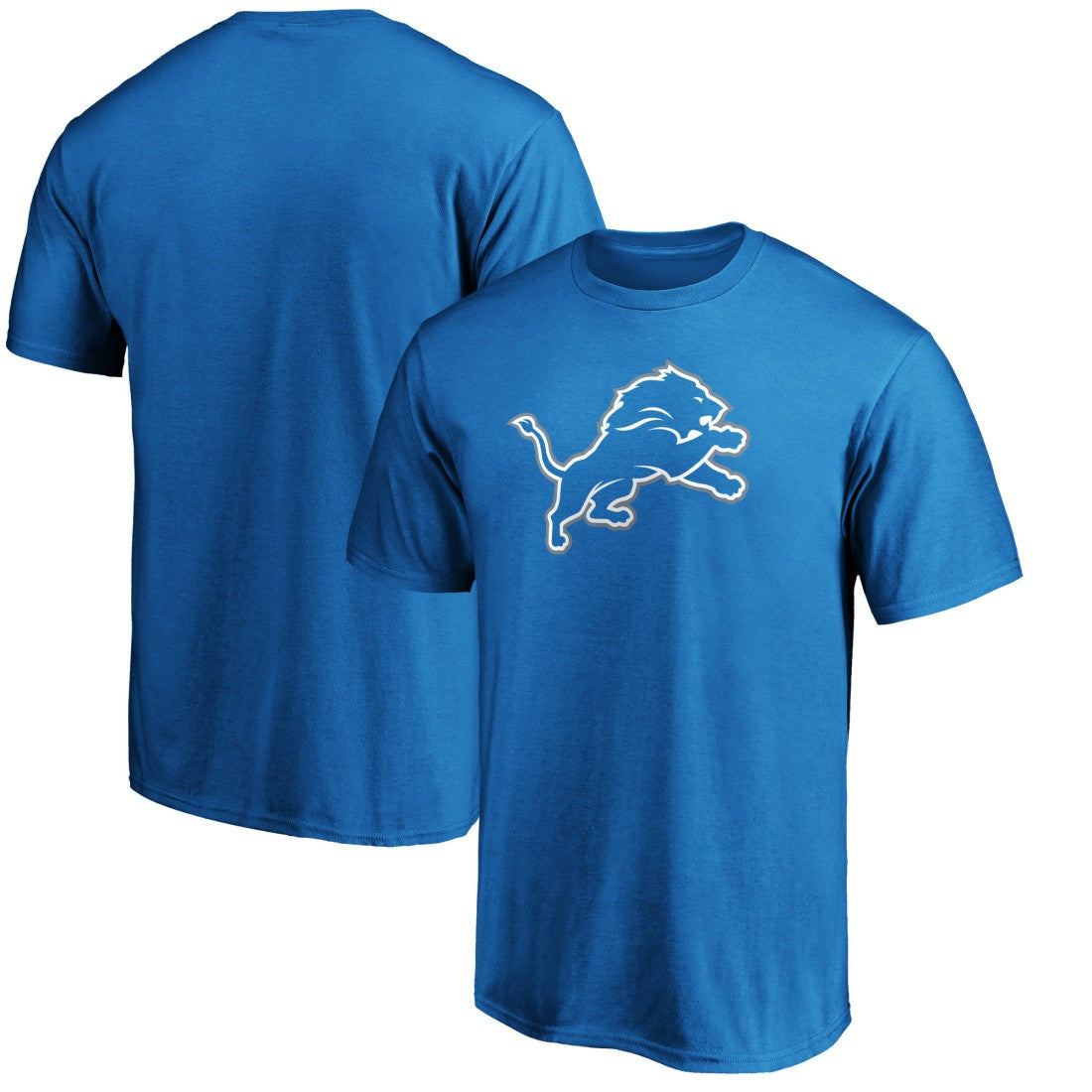 Detroit Lions Primary Logo T-Shirt - Blue T-shirts