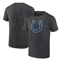 Indianapolis Colts Primary Logo T-Shirt - Heather Charcoal T-shirts