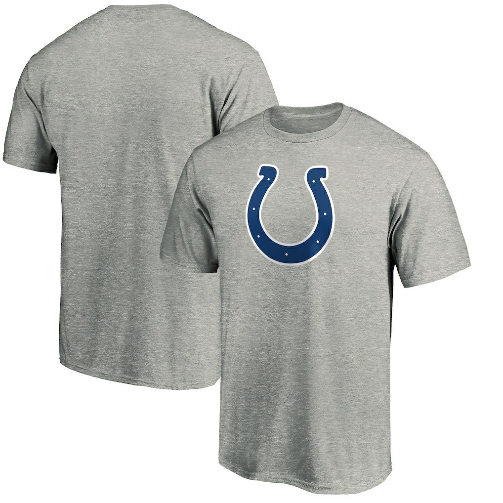 Indianapolis Colts Primary Logo T-Shirt - Heather Gray T-shirts