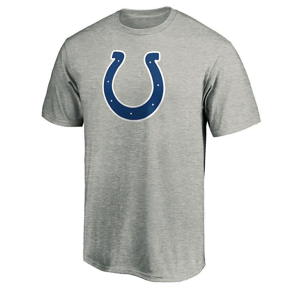 Indianapolis Colts Primary Logo T-Shirt - Heather Gray T-shirts