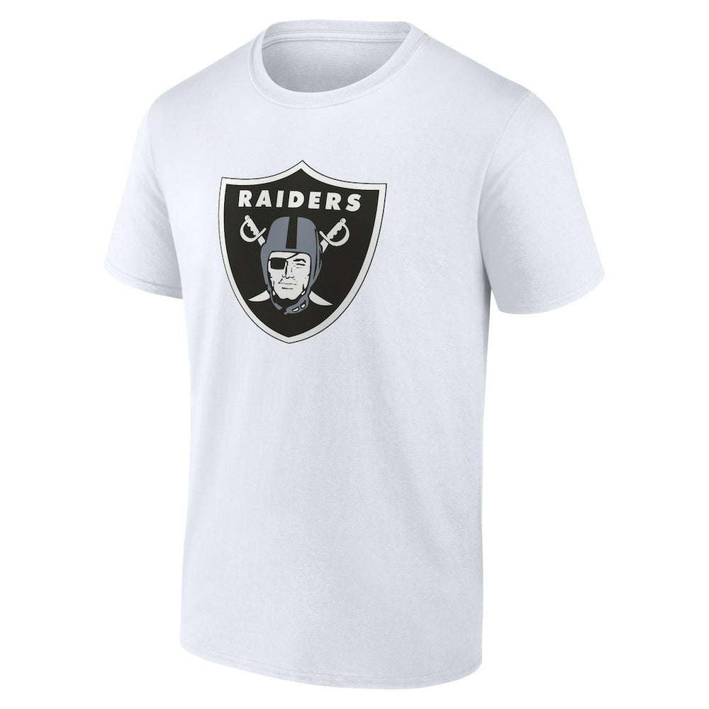 Las Vegas Raiders Primary Logo T-Shirt - White T-shirts