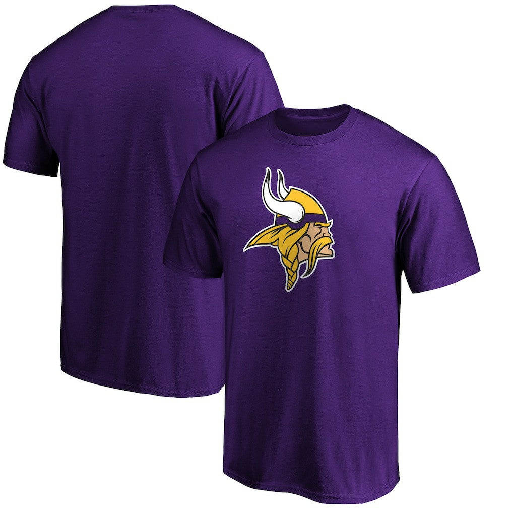Minnesota Vikings Primary Logo T-Shirt - Purple T-shirts