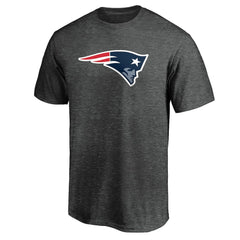 New England Patriots Primary Logo T-Shirt - Heather Charcoal T-shirts