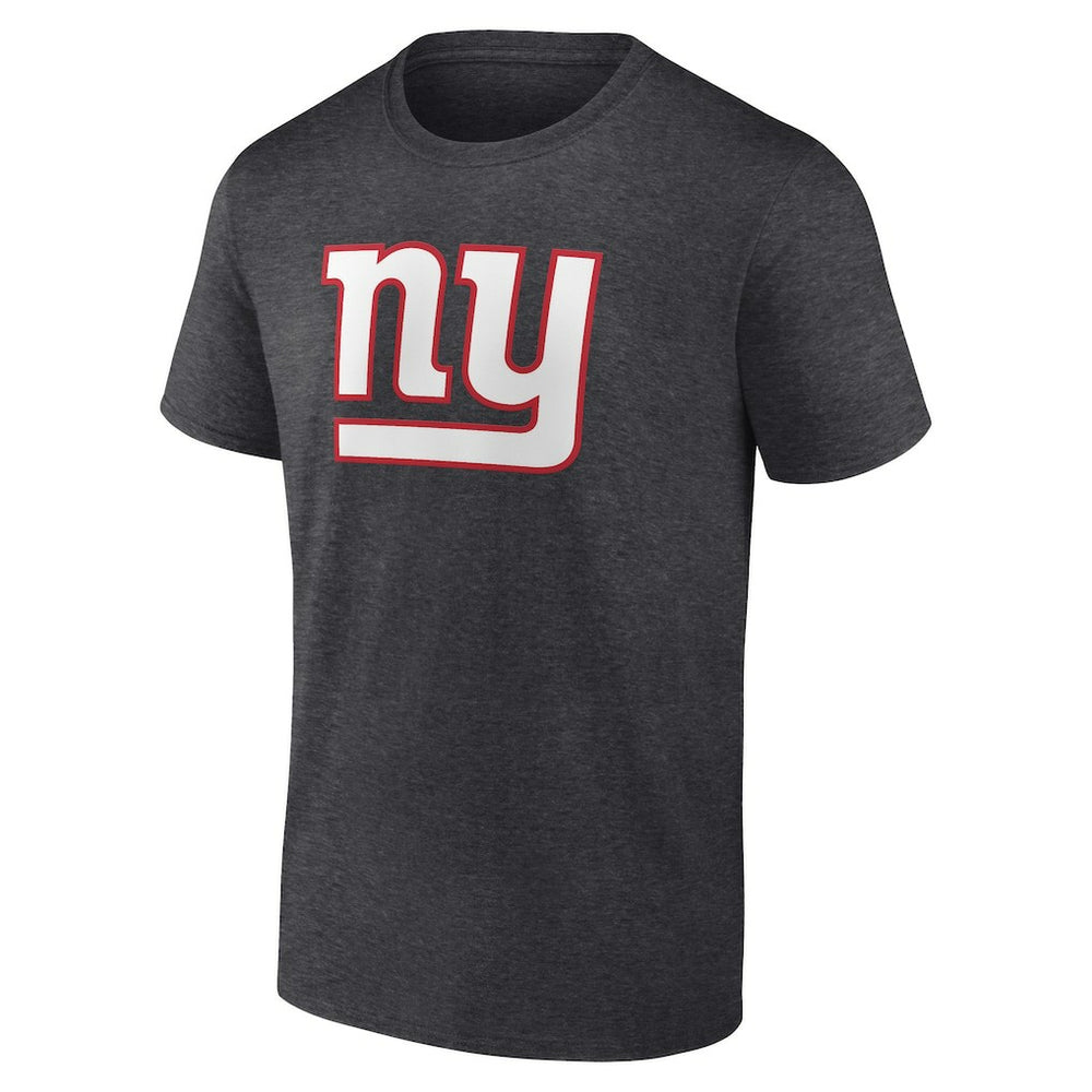 New York Giants Primary Logo T-Shirt - Heather Charcoal T-shirts