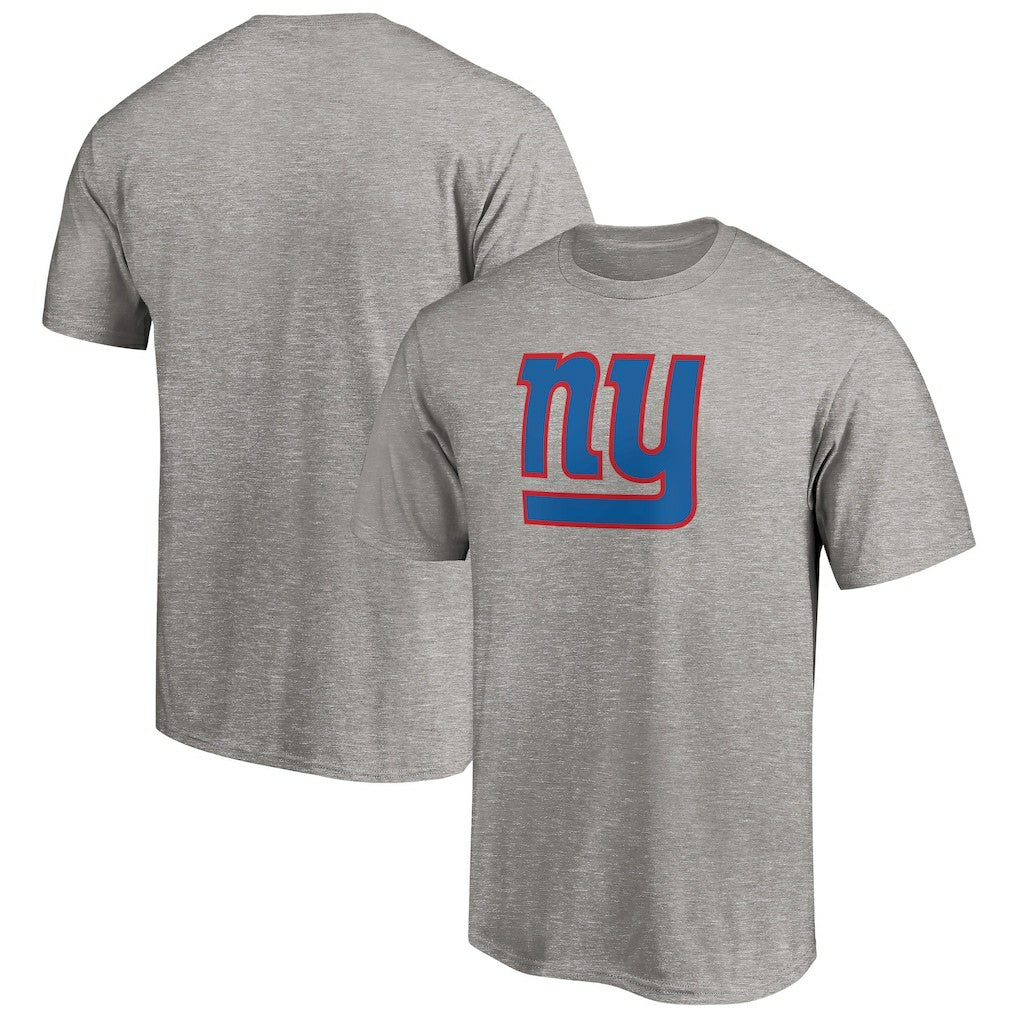 New York Giants Primary Logo T-Shirt - Heather Gray T-shirts