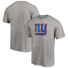 New York Giants Primary Logo T-Shirt - Heather Gray T-shirts