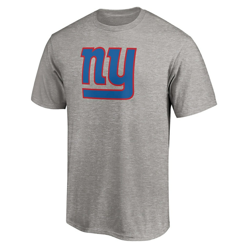 New York Giants Primary Logo T-Shirt - Heather Gray T-shirts