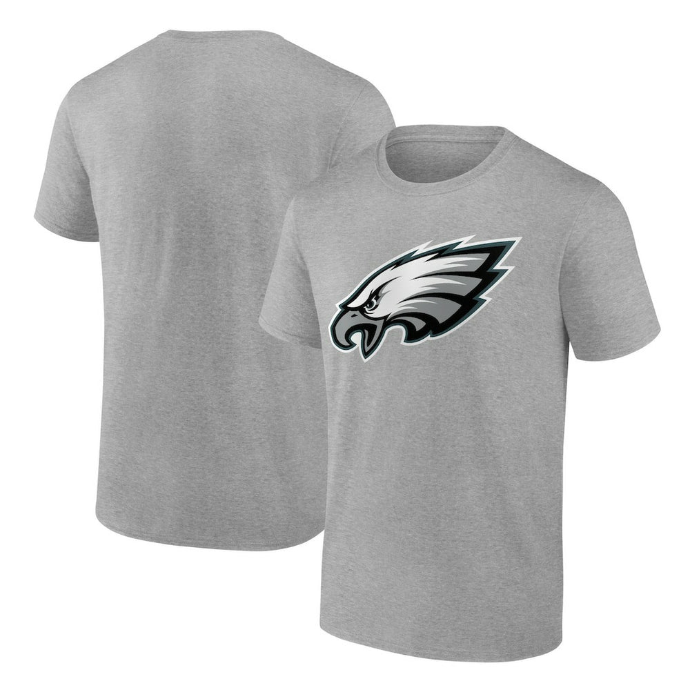 Philadelphia Eagles Primary Logo T-Shirt - Heather Gray T-shirts
