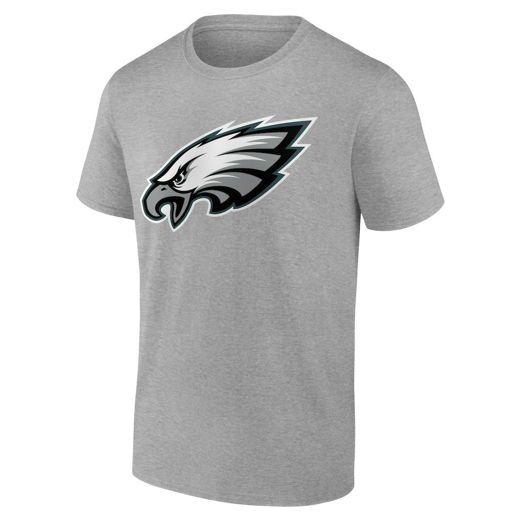 Philadelphia Eagles Primary Logo T-Shirt - Heather Gray T-shirts