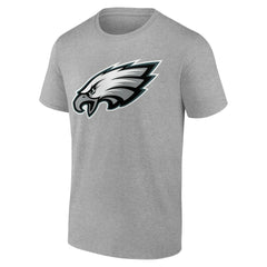 Philadelphia Eagles Primary Logo T-Shirt - Heather Gray T-shirts