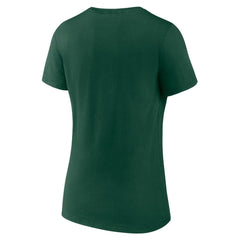 Green Bay Packers Women's Primary Team Logo V-Neck T-Shirt - Green T-shirts