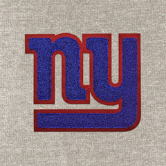 New York Giants Antigua Reward Chenille Pullover Crewneck Sweatshirt - Oatmeal Pullover