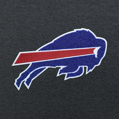 Buffalo Bills Antigua Victory Chenille Pullover Hoodie - Charcoal Hoodies