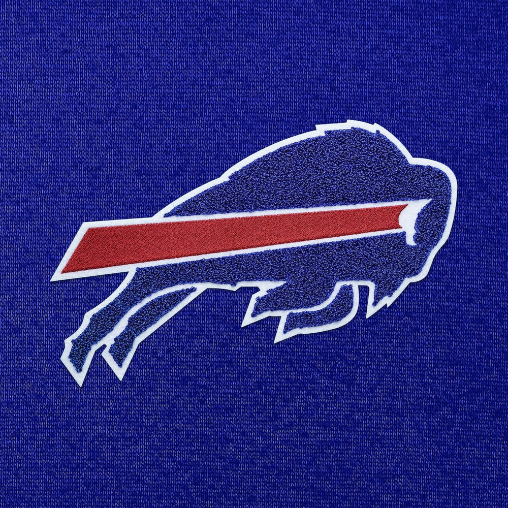 Buffalo Bills Antigua Victory Chenille Pullover Hoodie - Royal Hoodies