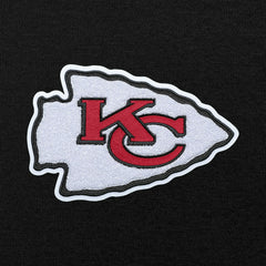 Kansas City Chiefs Antigua Victory Chenille Pullover Hoodie - Black Hoodies