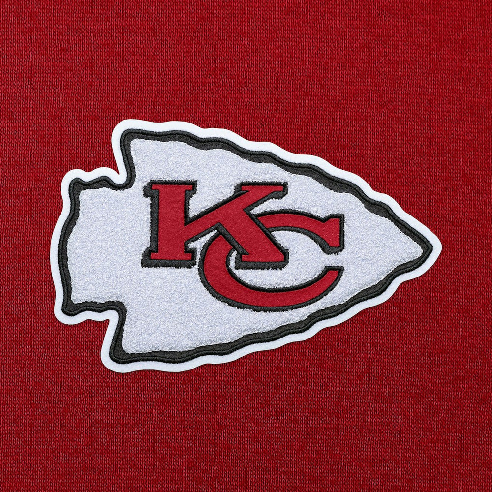 Kansas City Chiefs Antigua Victory Chenille Pullover Hoodie - Red Hoodies