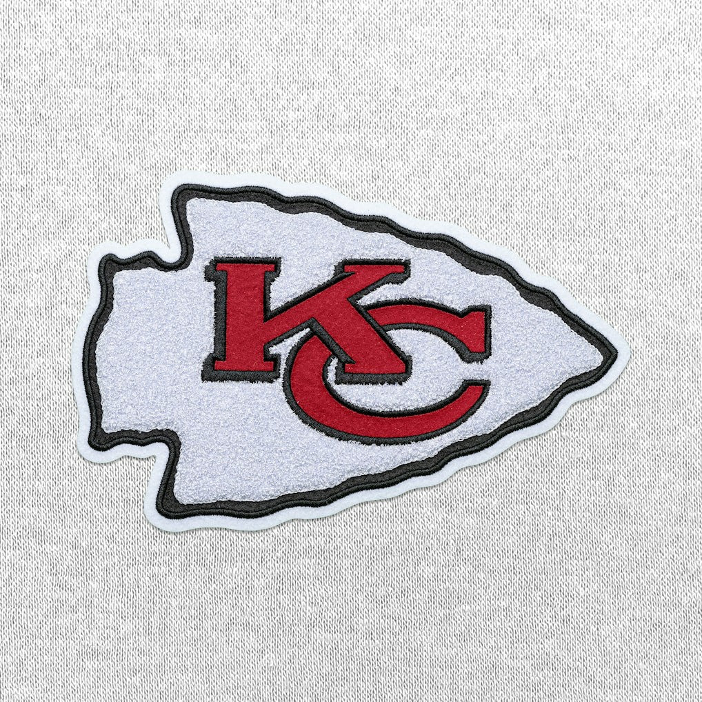 Kansas City Chiefs Antigua Victory Chenille Pullover Hoodie - White Hoodies