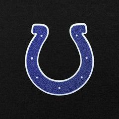 Indianapolis Colts Antigua Victory Chenille Pullover Hoodie - Black Hoodies