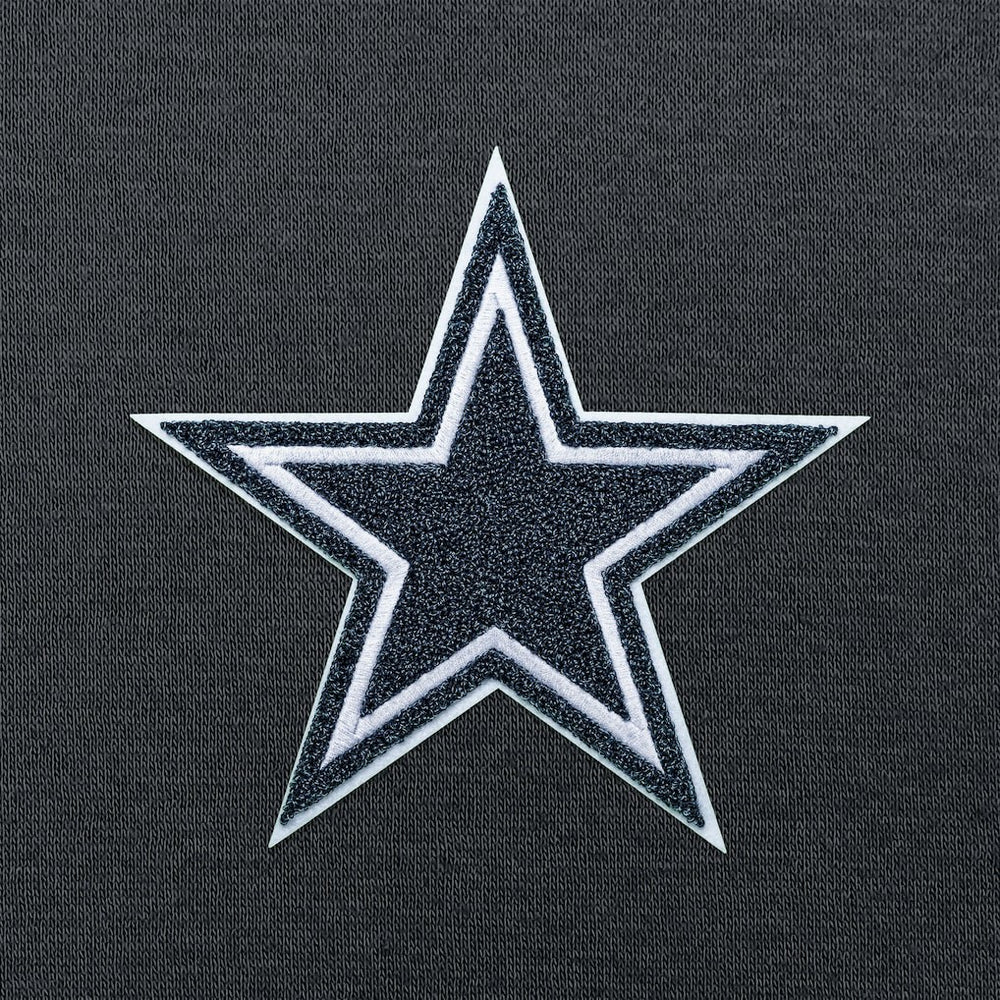 Dallas Cowboys Antigua Victory Chenille Pullover Hoodie - Charcoal Hoodies