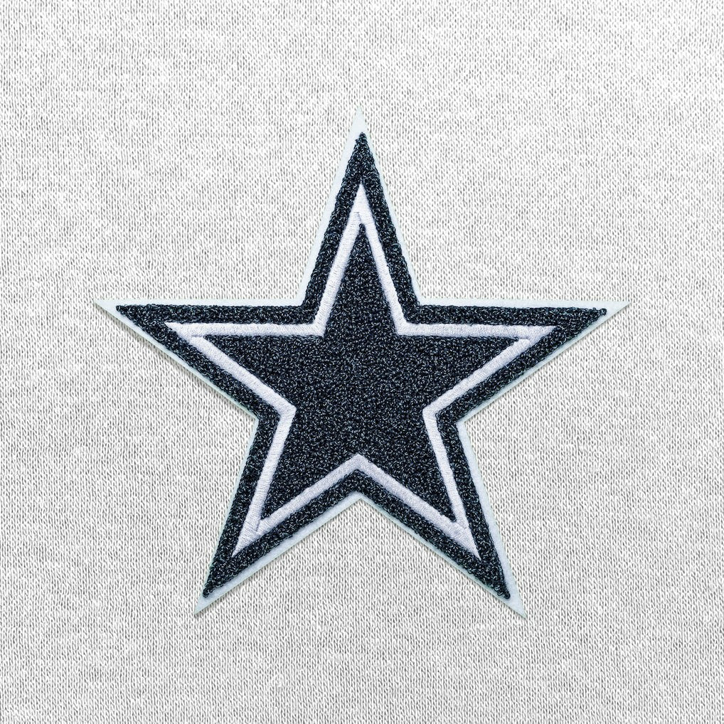 Dallas Cowboys Antigua Victory Chenille Pullover Hoodie - White Hoodies