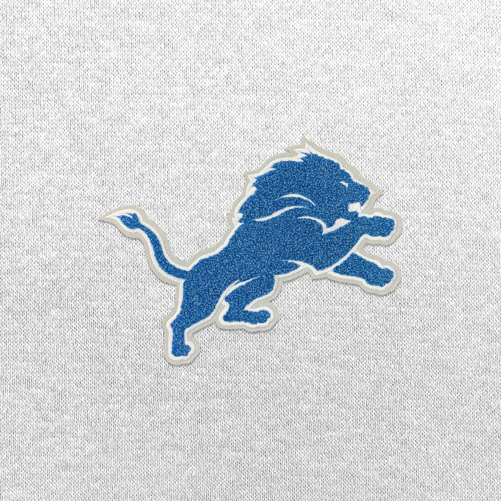 Detroit Lions Antigua Victory Chenille Pullover Hoodie - White Hoodies