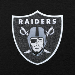 Las Vegas Raiders Antigua Victory Chenille Pullover Hoodie - Black Hoodies