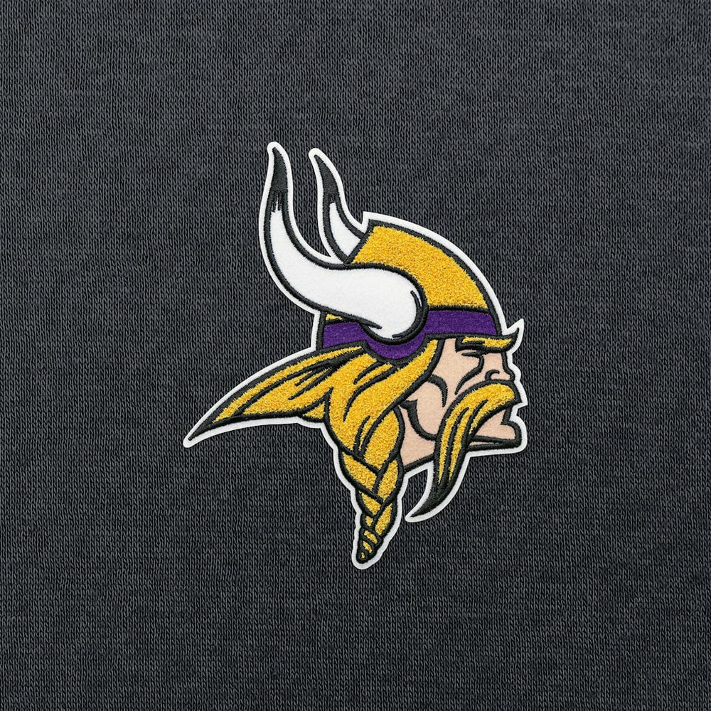 Minnesota Vikings Antigua Victory Chenille Pullover Hoodie - Charcoal Hoodies