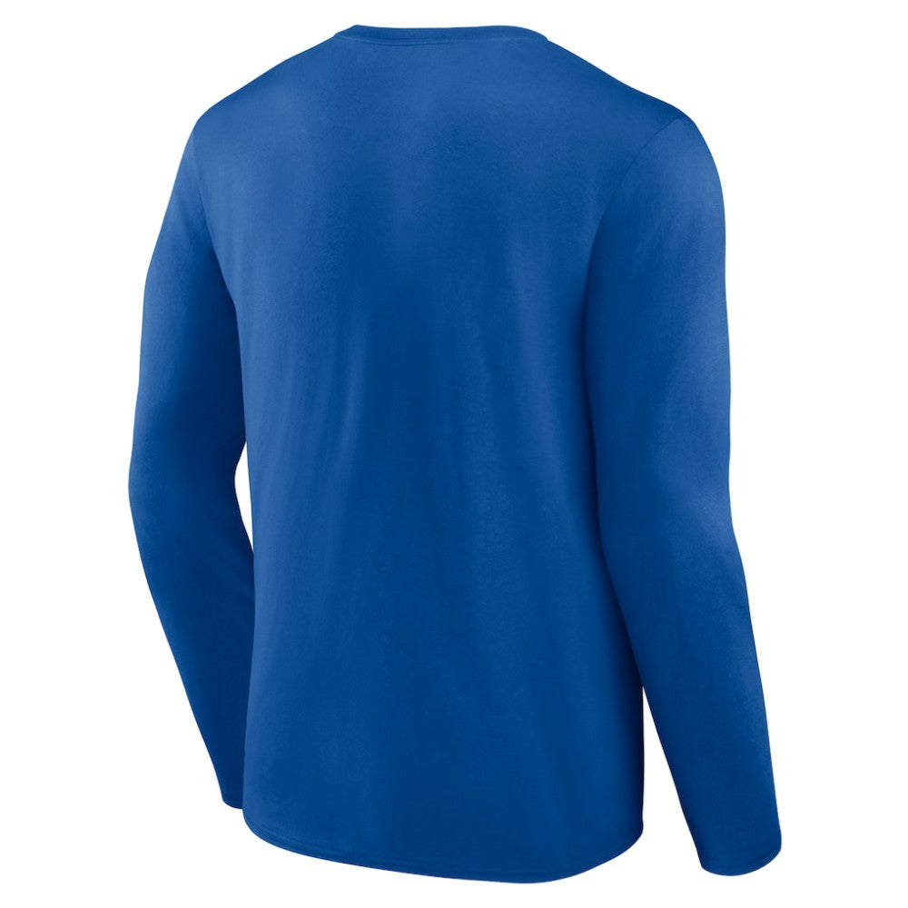 Los Angeles Dodgers Wordmark Long Sleeve T-Shirt - Royal T-shirts