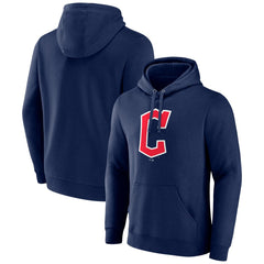 Cleveland Guardians Official Wordmark Pullover Hoodie - Navy Hoodies