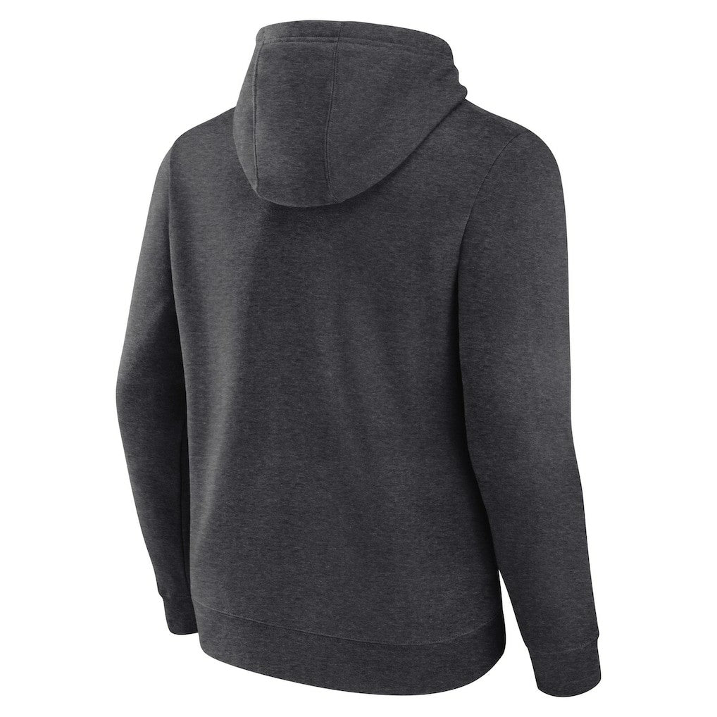 San Francisco 49ers Primary Team Logo Fitted Pullover Hoodie - Charcoal Hoodies