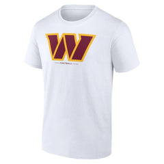 Washington Commanders Logo Team Lockup T-Shirt - White T-shirts