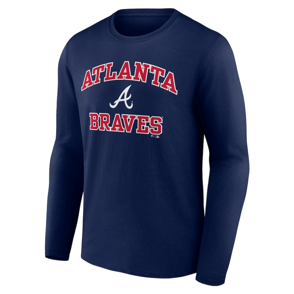 Atlanta Braves Heart and Soul Long Sleeve T-Shirt - Navy T-shirts
