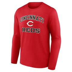 Cincinnati Reds Heart and Soul Long Sleeve T-Shirt - Red T-shirts