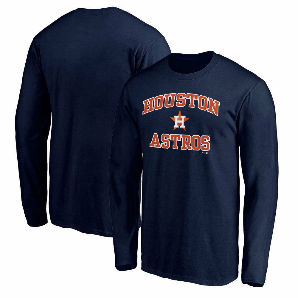 Houston Astros Heart and Soul Long Sleeve T-Shirt - Navy T-shirts