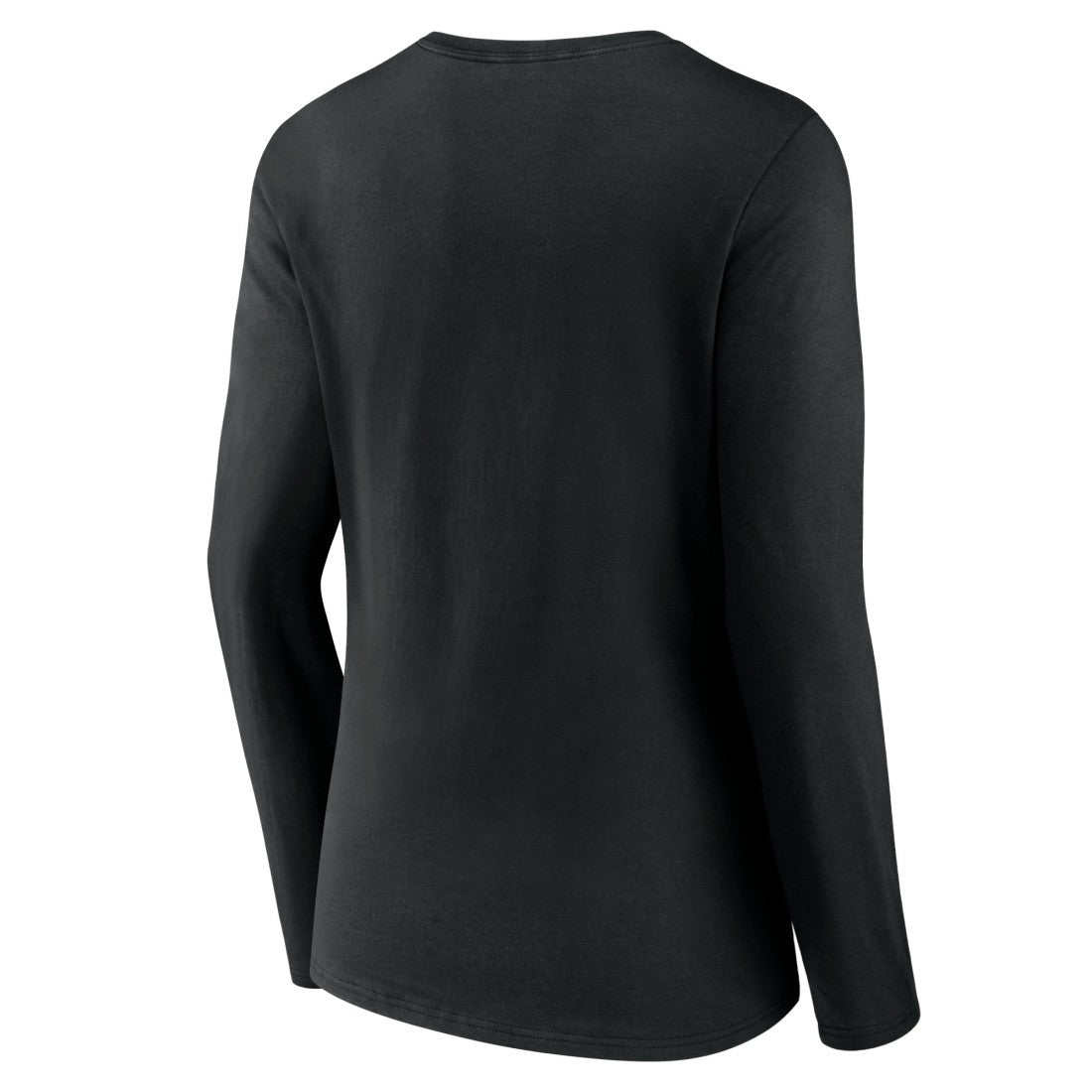 Jacksonville Jaguars Women's Logo Team Lockup Long Sleeve V-Neck T-Shirt - Black T-shirts