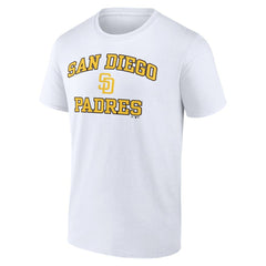 San Diego Padres Heart and Soul T-Shirt - White T-shirts