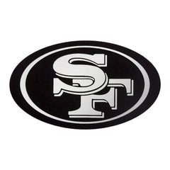 San Francisco 49ers Antigua Metallic Logo Victory Pullover Hoodie - White Hoodies