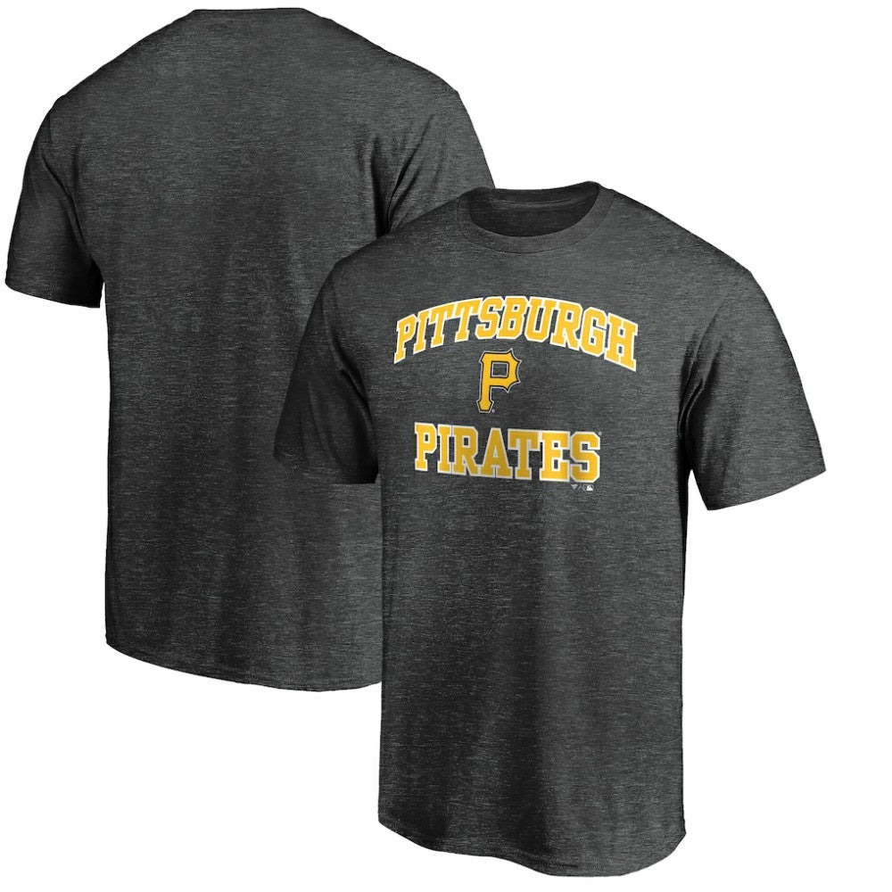 Pittsburgh Pirates Heart and Soul T-Shirt - Charcoal T-shirts
