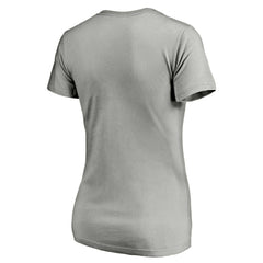 San Francisco Giants Women's Official Logo V-Neck T-Shirt - Gray T-shirts