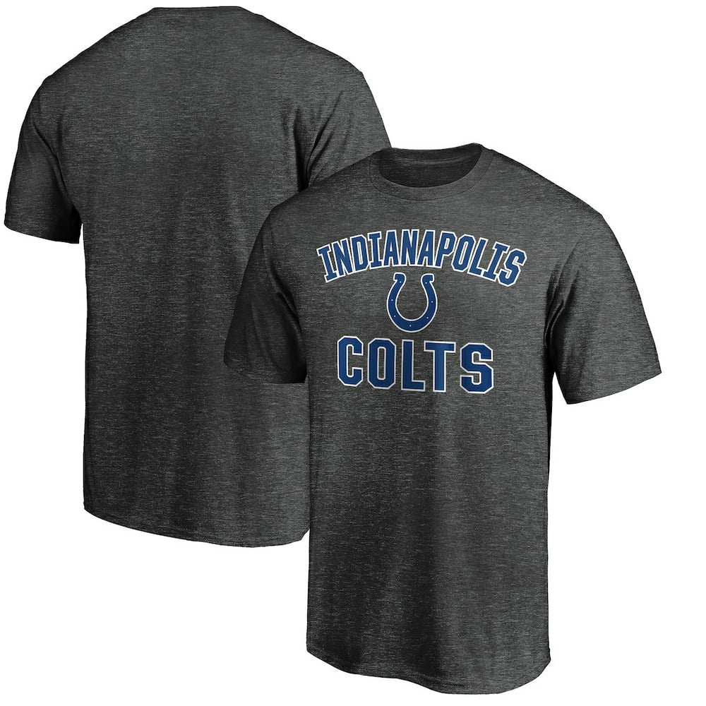 Indianapolis Colts Victory Arch T-Shirt - Heather Charcoal T-shirts
